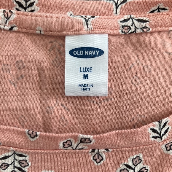 Floral short sleeve tee size M - Picture 3 of 4